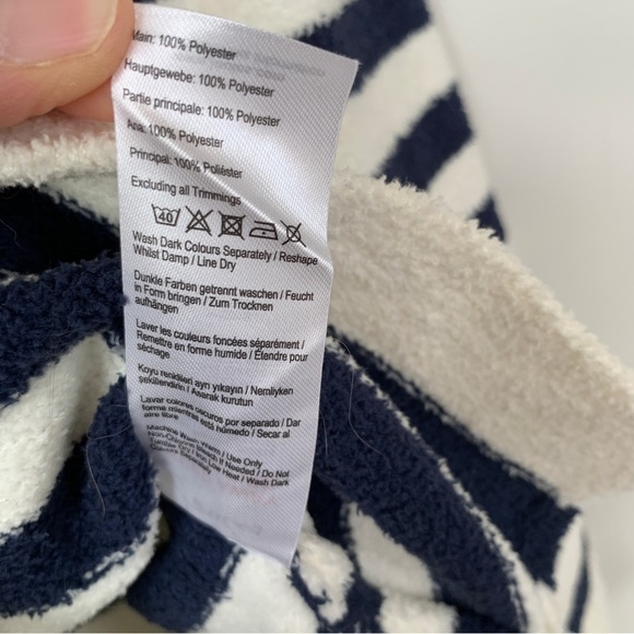 Joules Knitwear Blue & Cream Striped Star Sweater Size 6 - Picture 7 of 8